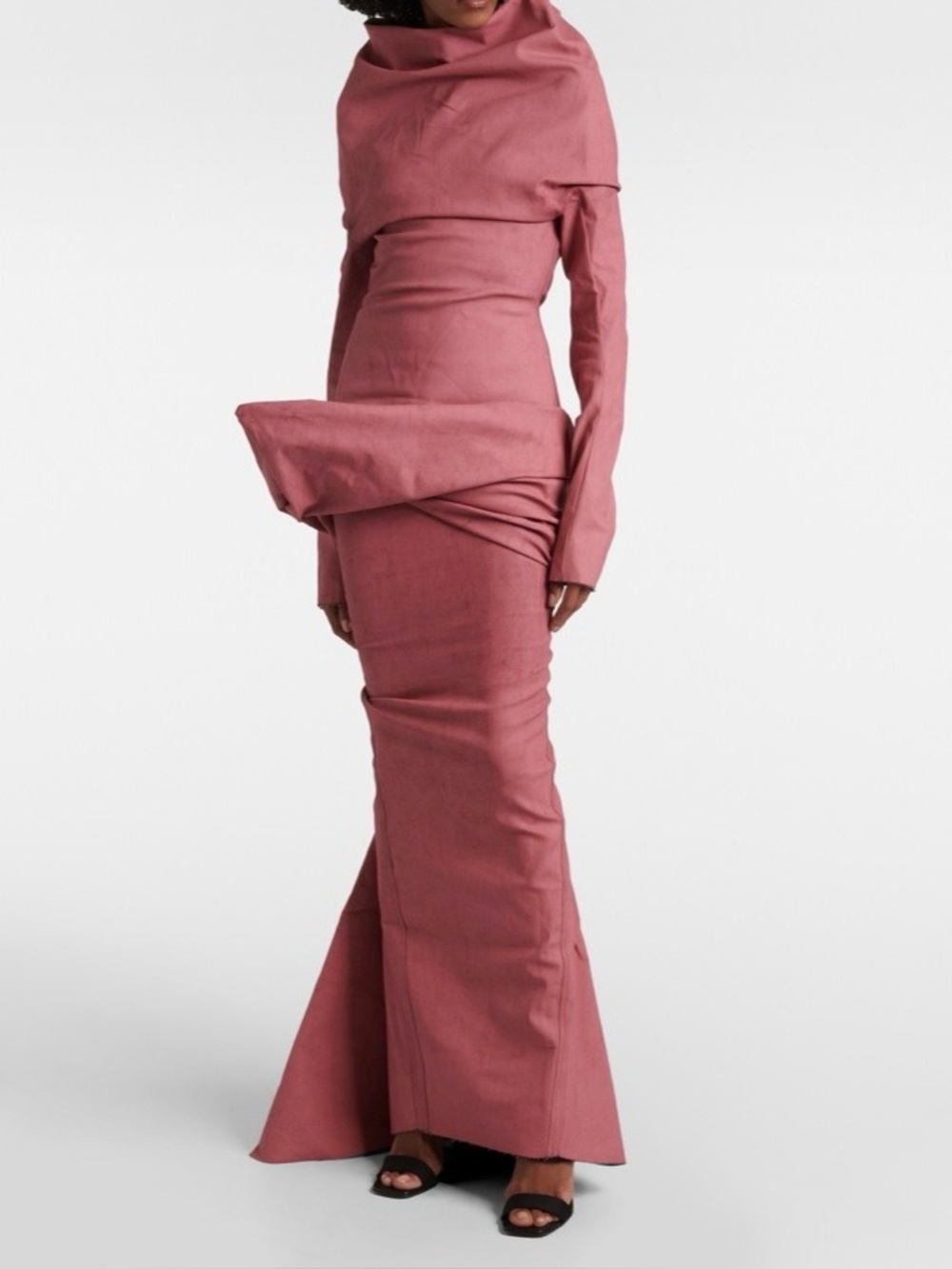 Rick Owens Rose Pink Sculptural Top only